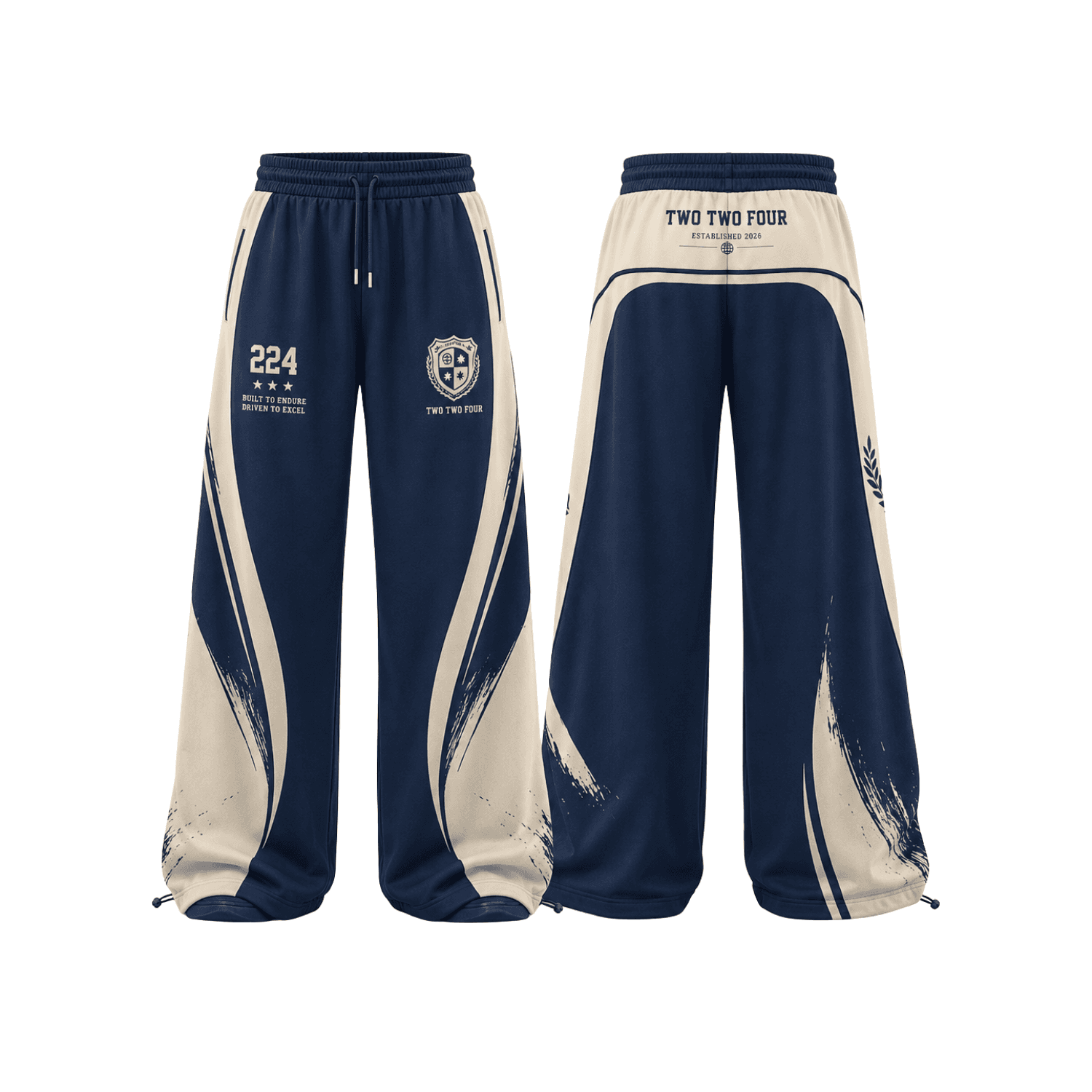 224 Wide-Leg Tracksuit Pants